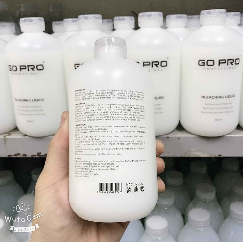 Bóc màu nhuộm bóc đỏ bóc đen GOPRO BIBOP.Bóc tách màu kim loại,màu phủ bóng,không gây hại cho tóc,không khô tóc_Hair forever