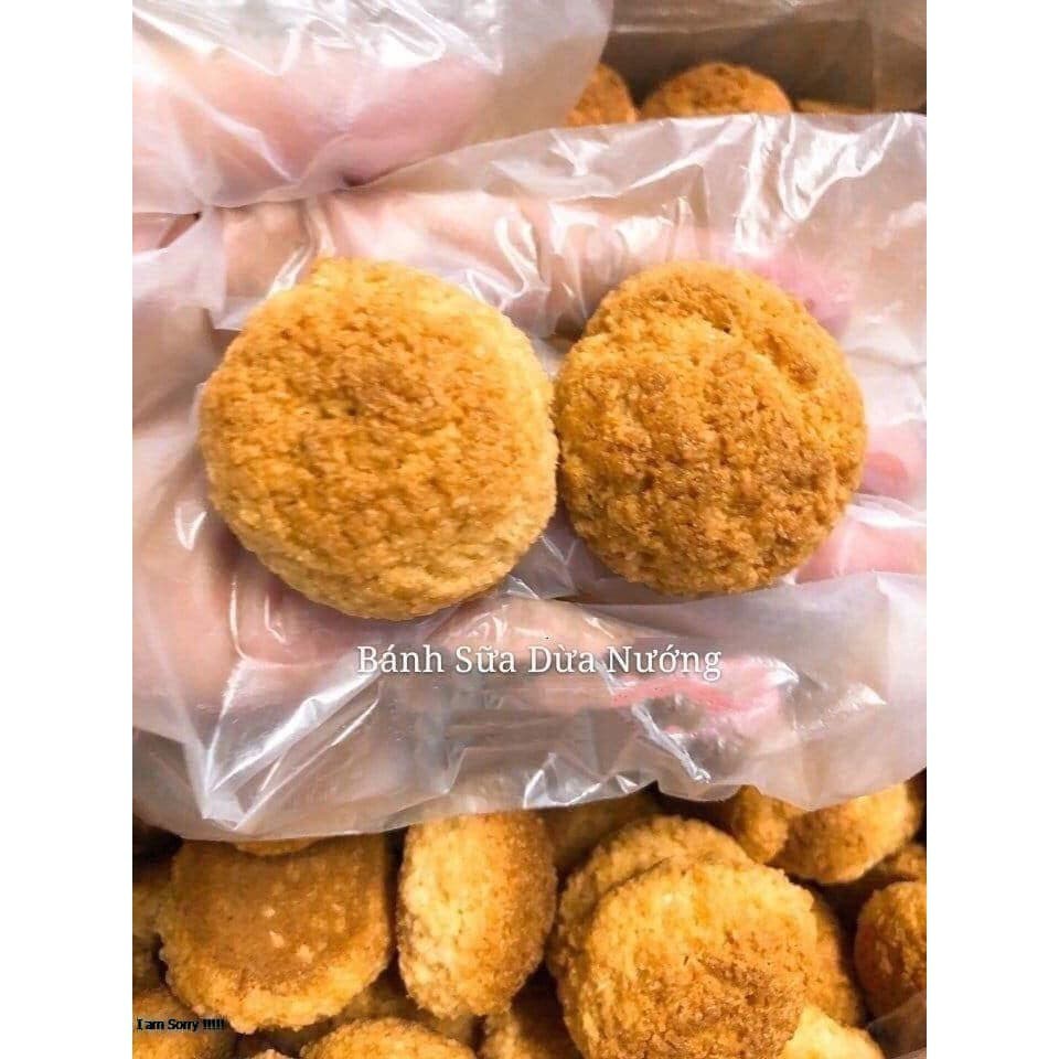 250g/500g/1kg Bánh dừa sữa nướng giòn - bánh dừa sữa đá - ăn vặt không ngán - ăn vặt