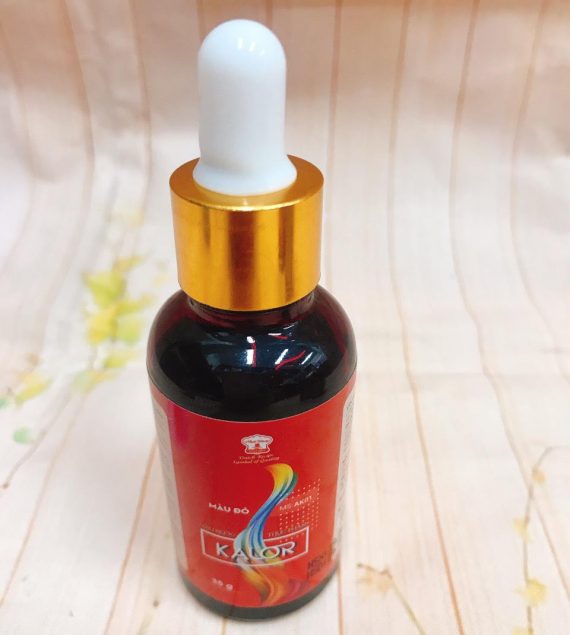 Màu Thực Phẩm hiệu Kalor chai 35g (dạng lỏng, đủ các màu)