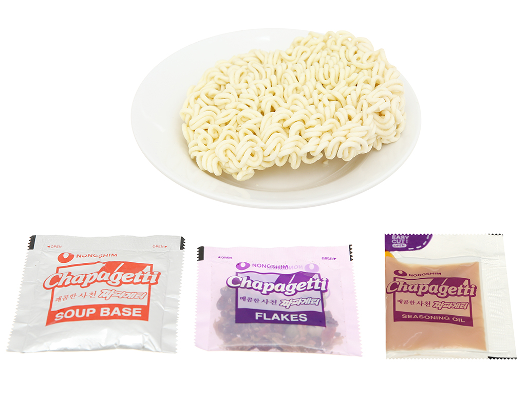 Mì Cay Hàn Quốc Vị Tương Đen Cay Nongshim, Mỳ Khô HQ