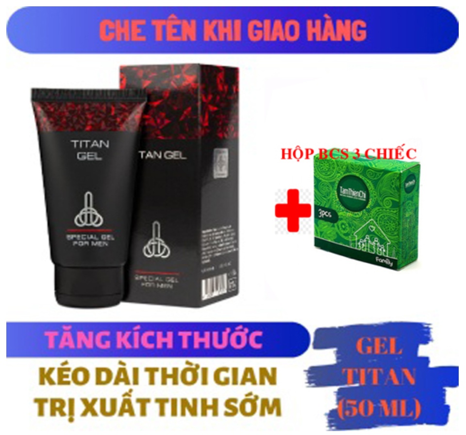 Bao cao su Tâm Thiện Chí Tặng Gel bôi trơn - Gel dành cho nam - hàng chính hãng - tăng kích thước cho cậu bé (Che tên khi giao hàng) 3