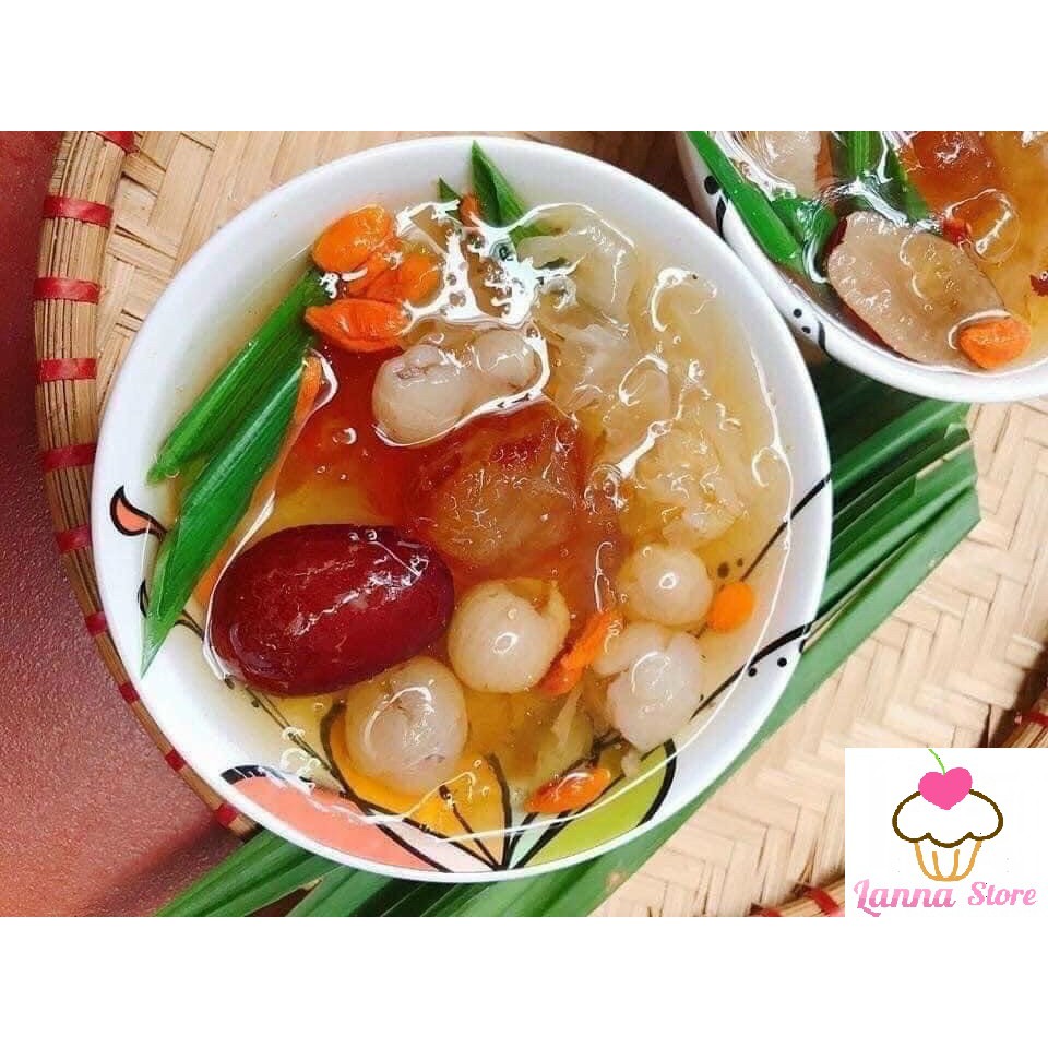 CHÈ DƯỠNG NHAN TUYẾT YẾN NHỰA ĐÀO 12 VỊ (12-14 chai 330ml) - 400gram