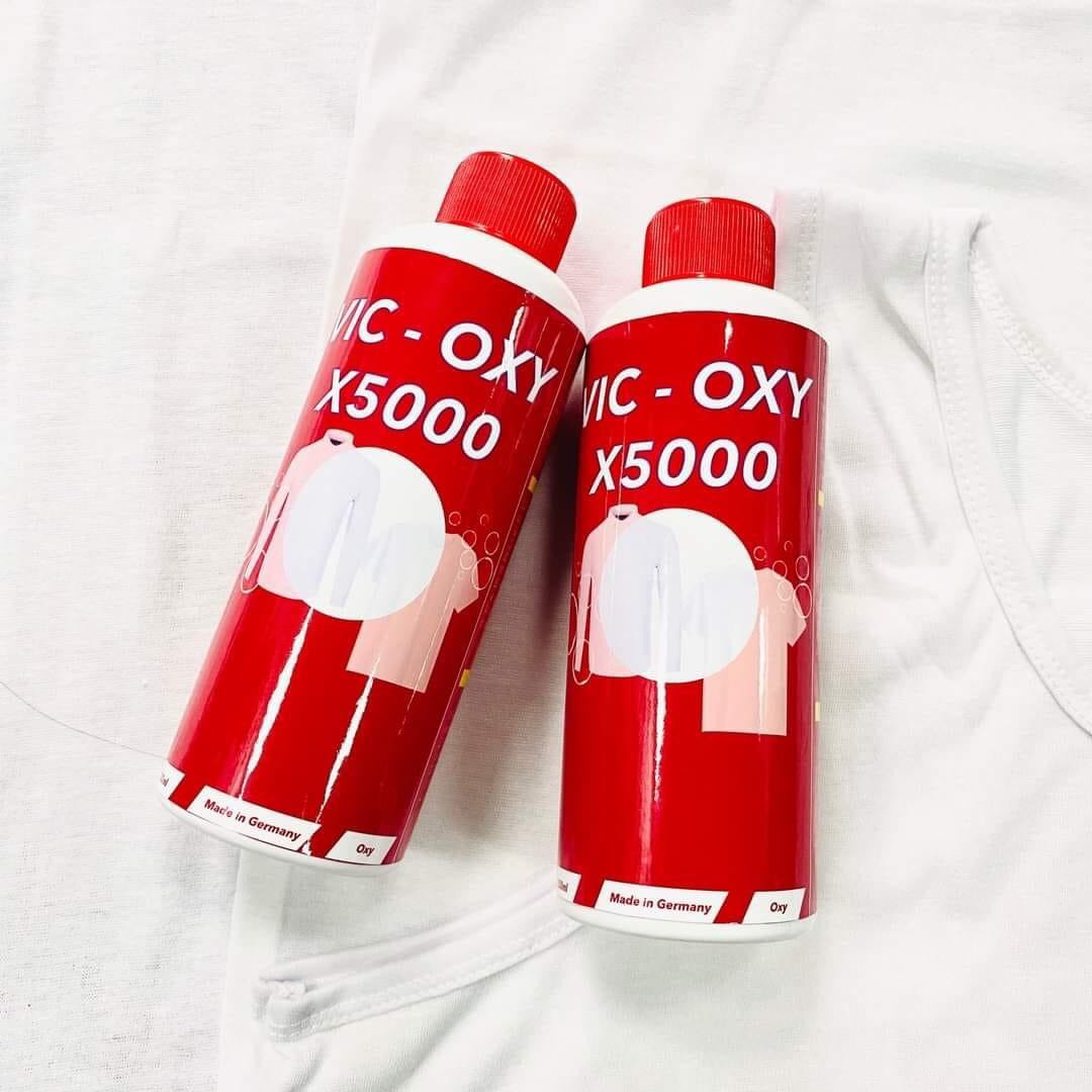 NƯỚC TẨY TRẮNG QUẦN ÁO VIC OXY X5000
