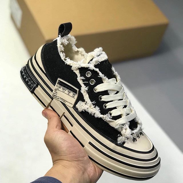 Giày Xvessel rách đế gỗ hàng ( Full box)