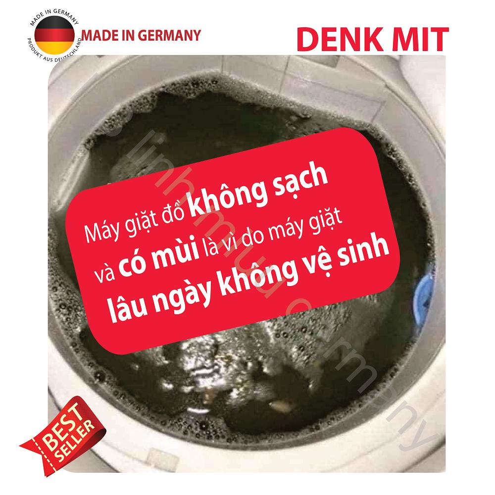 Viên tẩy máy giặt denk mit hàng Đức bay mùi hôi, làm sạch máy giặt, mềm quần áo và vệ sinh lồng giặt sau khi sử dụng lâu ngày tiện hơn loại bột tẩy lồng giặt, viên tẩy lồng giặt denk mit, viên tẩy lồng máy giặt
