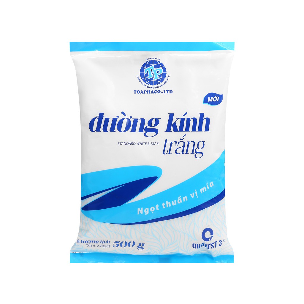 combo 2 kg Đường cát trắng tinh luyện 2*1kg - đường kính trắng