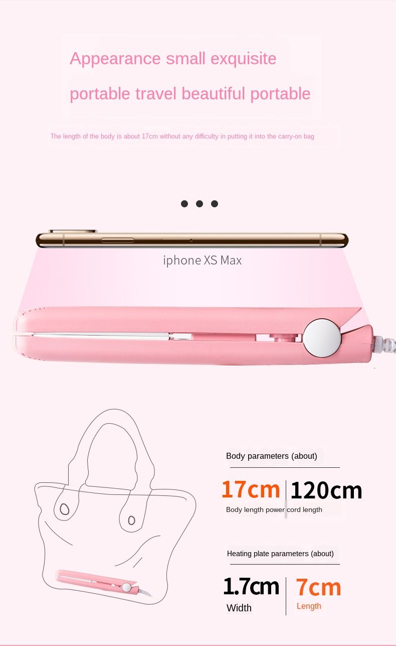 MÁY KẸP DUỖI TÓC MINI DỄ THƯƠNG 6136 (Nhiều màu) - [ Máy kẹp tóc #Máy duỗi tóc #Duỗi tóc thẳng #Máy uốn thẳng tóc ]