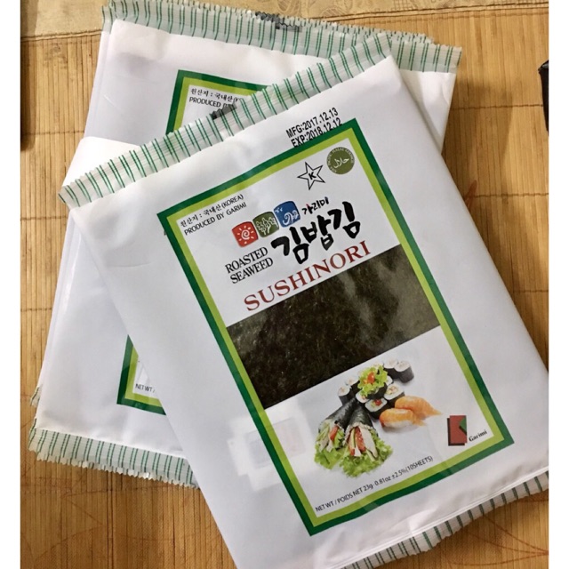 Combo 3 gói - Rong biển cuộn cơm 10 lá