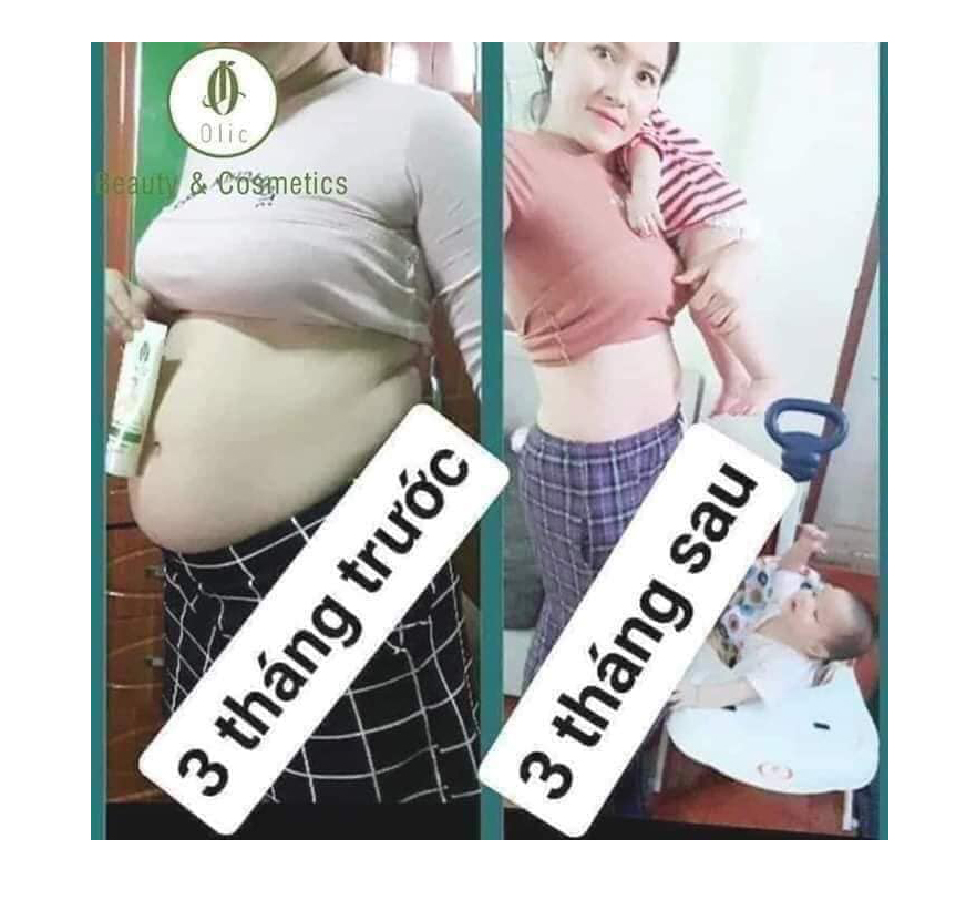 Kem tan mỡ olic chính hãng - Gel săn chắc quế giảm eo mỡ hiệu quả tặng đai nịt bụng định hình date 2023