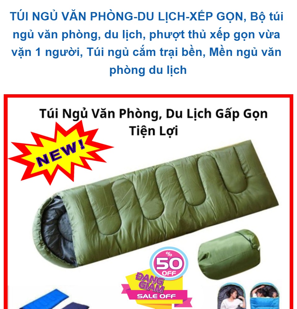 Túi Ngủ Văn Phòng
