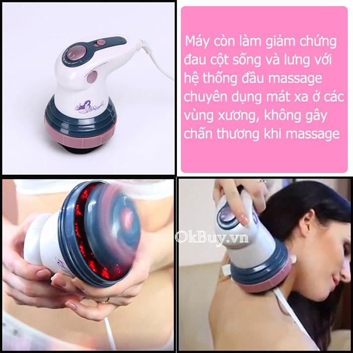 MASAGE - MÁY masage đánh tan mỡ innovation loại xịn,Máy Massage cầm tay đánh tan mỡ bụng, Máy matxa cầm tay innovation giảm mỡ bụng,tặng 4 đầu massage để thay thế cho phù hợp với từng vùng như: bụng, đùi, tay, chân, lưng