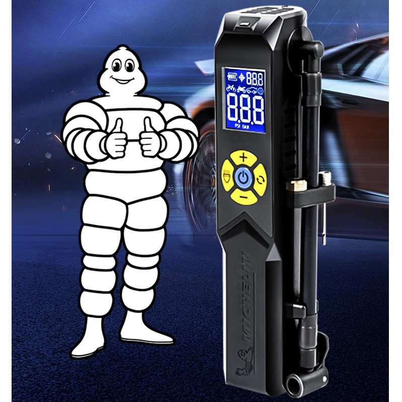 Máy Bơm Lốp Xe Michelin 3321 Mini Chính Hãng - Bơm Bánh Xe Michelin Mẫu Mới 2022 - Tự ngắt khi đủ kg an toàn - Lốp & bánh xe | CuaHangPhuTung.com