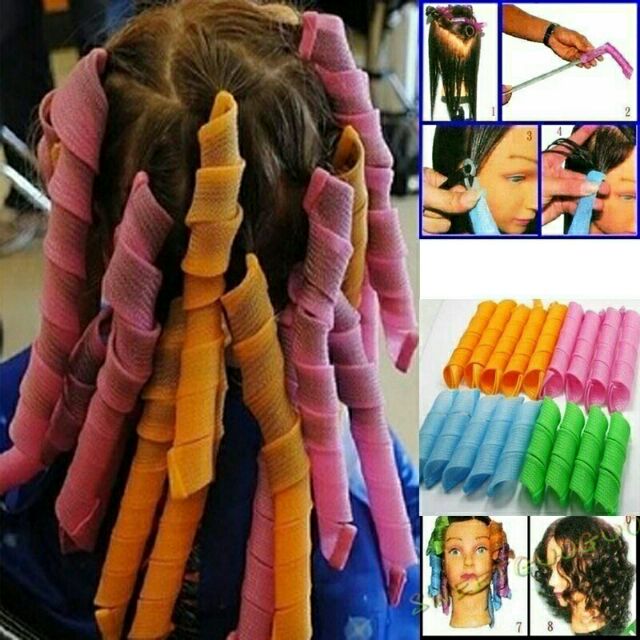 Bộ uốn tóc không dùng nhiệt - Lô tóc gợn sóng - Lô uốn tóc Curlformer - Lô cuốn tóc xoăn