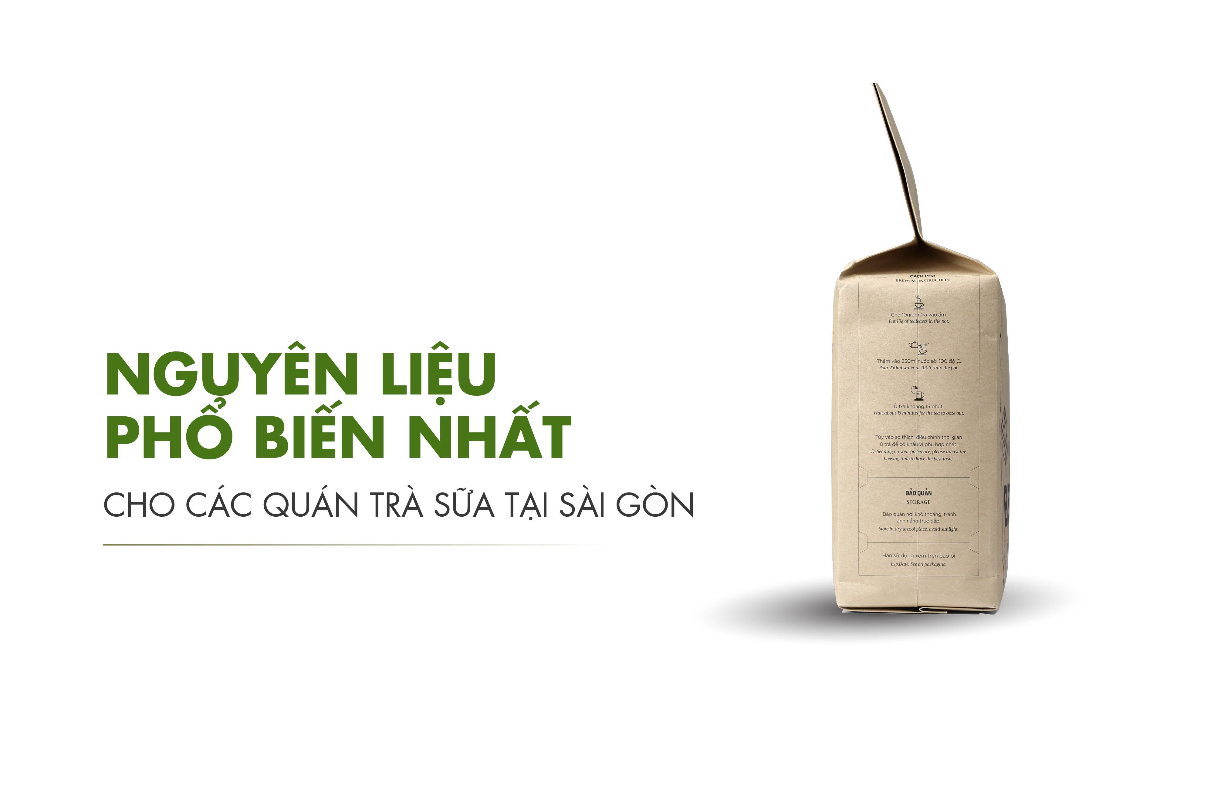 Hồng trà pha chế trà sữa - Gói 100gam trà đen truyền thống B552 Dotea - Chát đặc, hậu ngọt (HỎA TỐC)