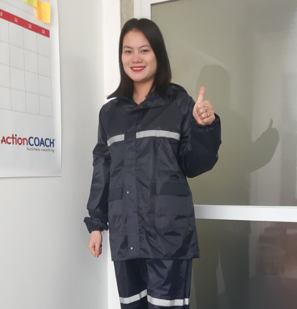 Bộ quần áo mưa phản quang Hưng Việt