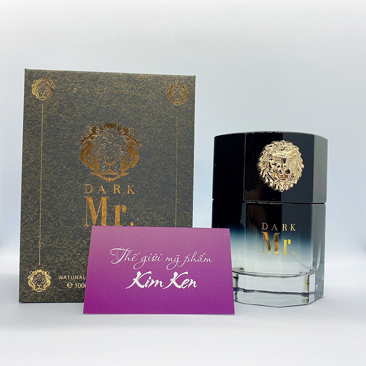 Nước hoa nam Mr Dark Eau de Perfume 100ml hương thơm nam tính lưu hương 7-8 giờ