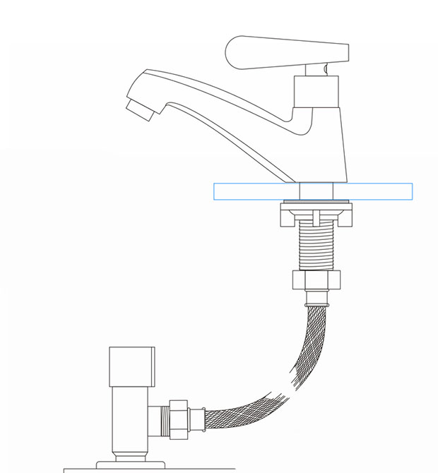 [HCM]Vòi lavabo lạnh inox SUS 304 siêu bền