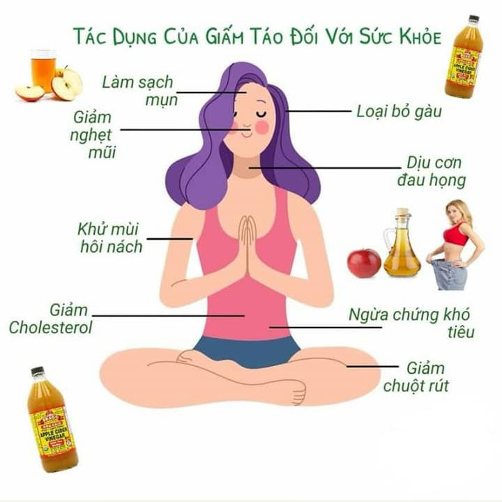 Giấm táo hữu cơ Bragg 473ml giúp giảm cân detox Organic Apple Cider Vinegar