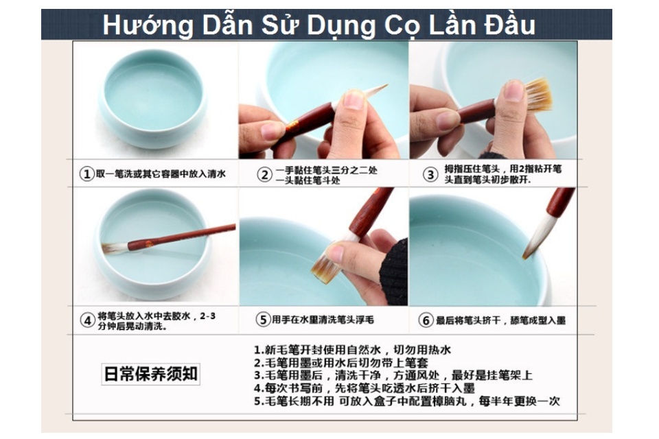 Cọ hero viết thư pháp