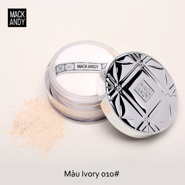 Phấn phủ kiềm dầu MACK ANDY CREAMY [Chính hãng 100%] | Phấn phủ dạng bột, siêu mịn 3 tone màu lựa chọn