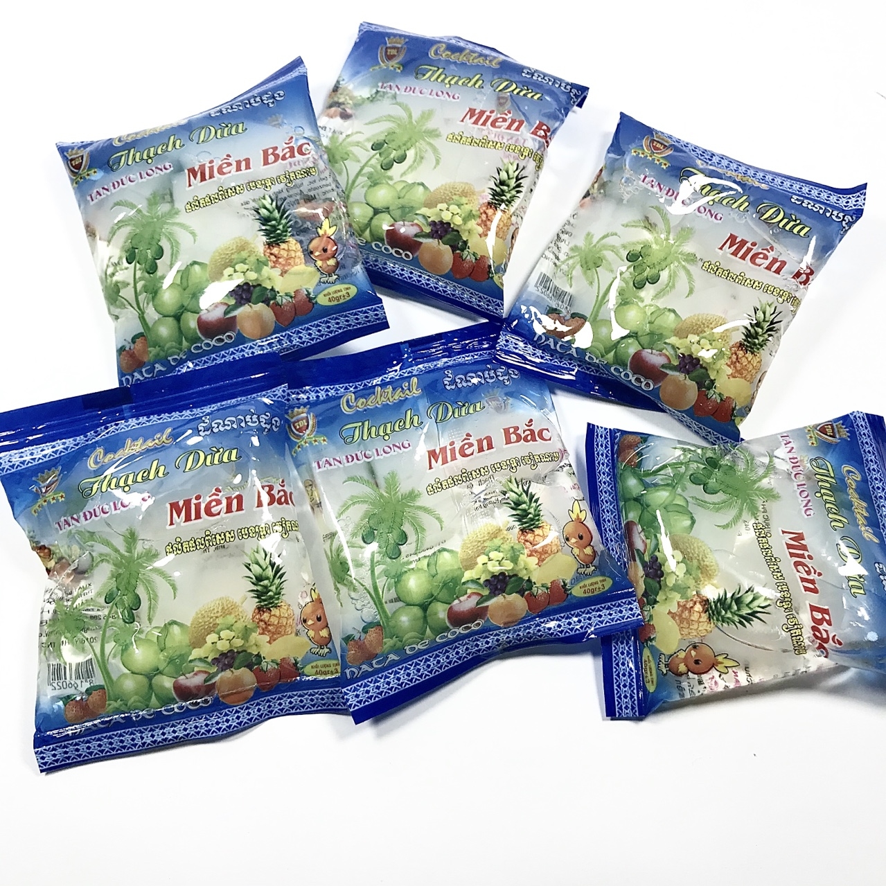 Bịch 20 Gói Thạch Dừa Minh Châu