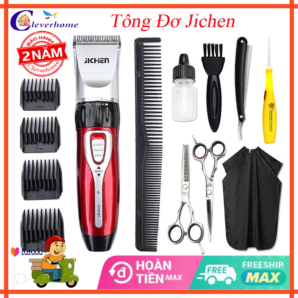 Tông đơ cắt tóc giá rẻ loại tốt, máy cắt tỉa tóc đa năng, hớt tóc nam, người lớn, trẻ em chuyên nghiệp, bảo hành 24 tháng