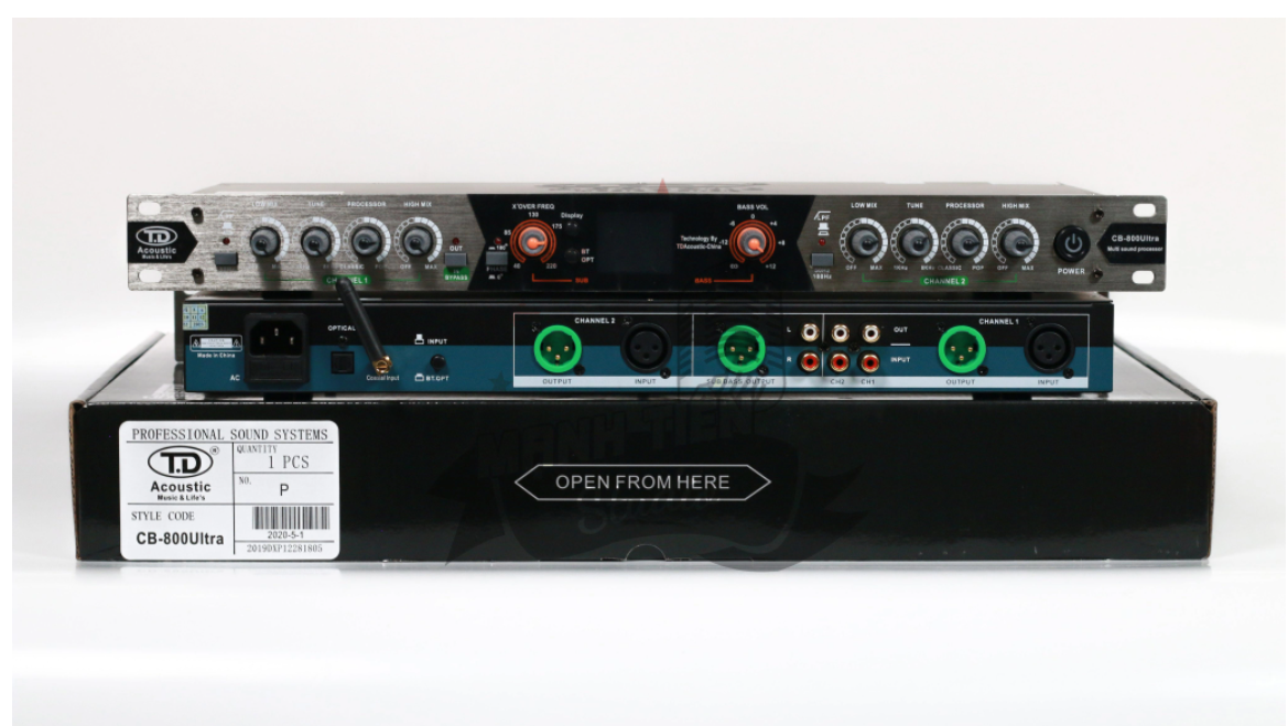 Máy Nâng Tiếng Hát Td Acoustic Cb-800 Ultra Cao Cấp,Thiết Bị Nâng Tiếng Thiết Kế Kim Loại Cao Cấp,Đèn Led Nổi Bật Cho Âm Thanh Dàn Karaoke Chất Lượng,Nâng Giọng Hát Trong Sáng Có Thể Kết Hợp Cả Vang Cơ,Vang Số (Mixer Karaoke)