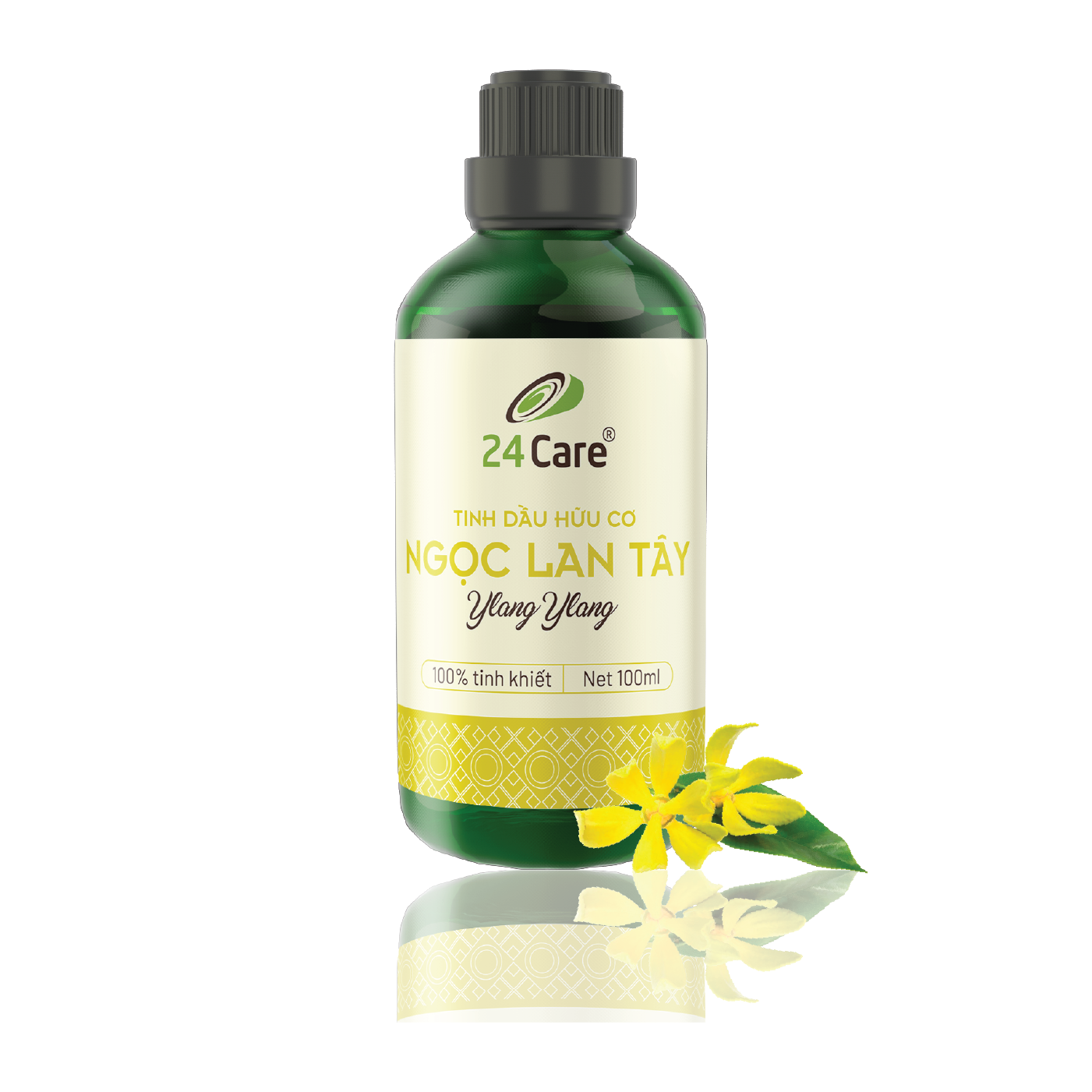 Tinh dầu Ngọc Lan Tây 24Care - tập trung tinh thần,se khít lỗ chân lông, giảm đau. 100ml