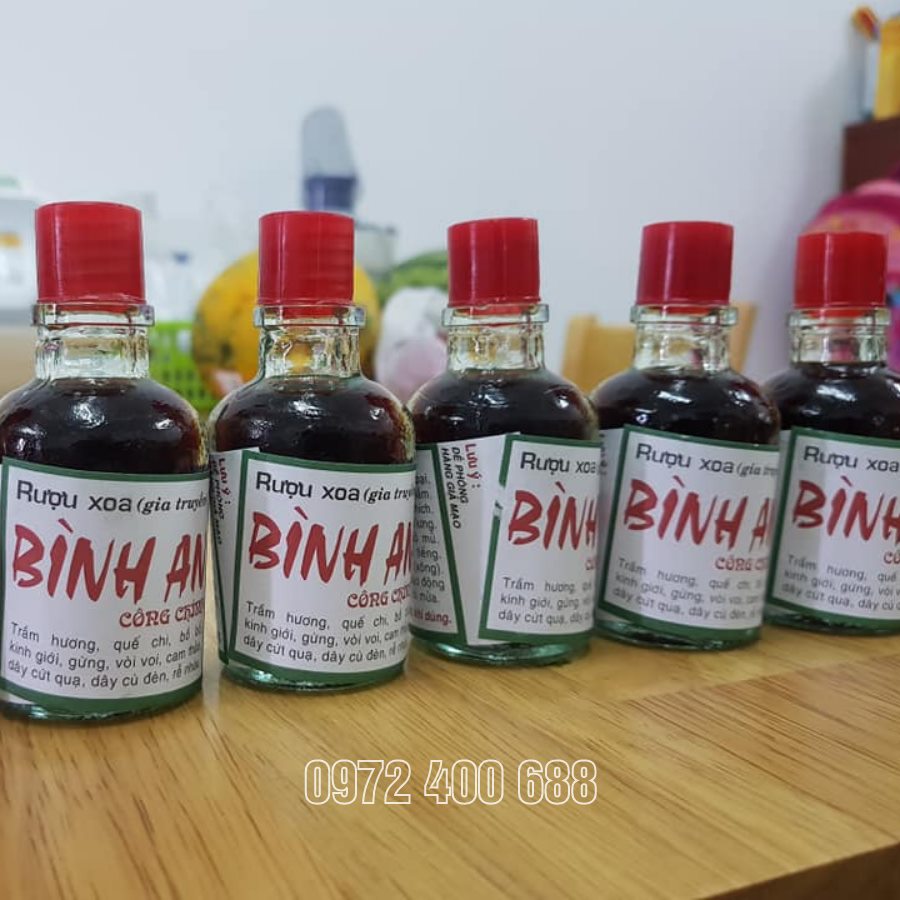 Dầu Xoa Bóp Gia Truyền Bình An Công Chính Combo5chai 30ml - Giúp giảm Đau Nhức Xương Khớp, Đau Mỏi Vai Gáy, Đau Do Nguyên Nhân Hệ Thần Kinh