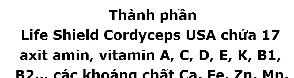 Đông trùng hạ thảo - Life shield Cordyceps 525mg- USA Thương hiệu Bifa giúp tăng cường trao đổi chất, cho người sử dụng luôn khỏe mạnh và không bị các triệu chứng mệt mỏi. 35 Đông trùng hạ thảo - Life shield Cordyceps 525mg- USA Thương hiệu Bifa giúp tăng cường trao đổi chất, cho người sử dụng luôn khỏe mạnh và không bị các triệu chứng mệt mỏi.