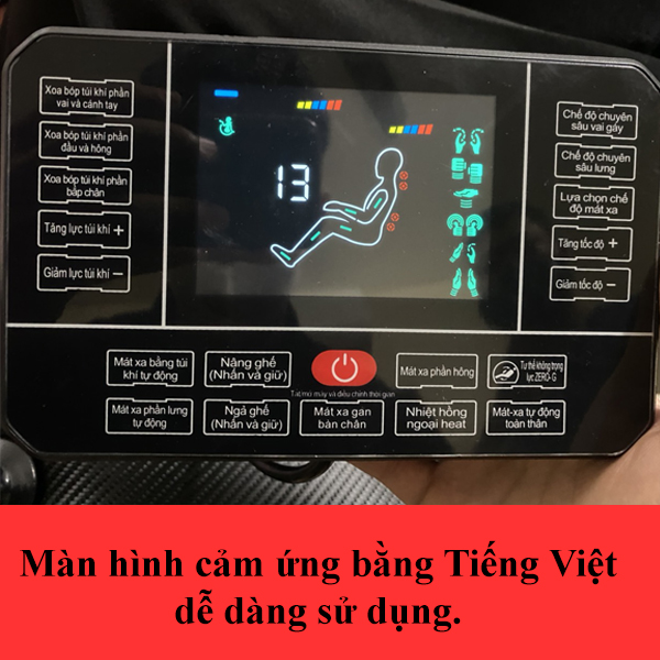 Ghế Massage Toàn Thân Trị Liệu Tự động S8 PLUS Của THOMAS HAMILTON, Ghế Mat Xa Công Nghệ 4.0, Tích Hợp Đa Chức Năng. Màn Hình Cảm Ứng Tiếng Việt Dễ Dàng Sử Dụng(có 3 màu) - HOME1688