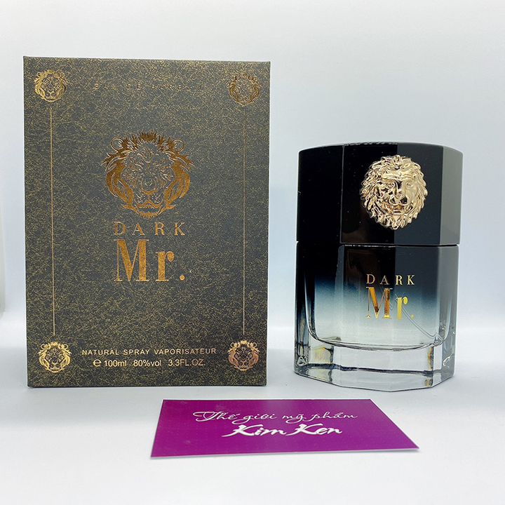 Nước hoa nam Mr Dark Eau de Perfume 100ml hương thơm nam tính lưu hương 7-8 giờ
