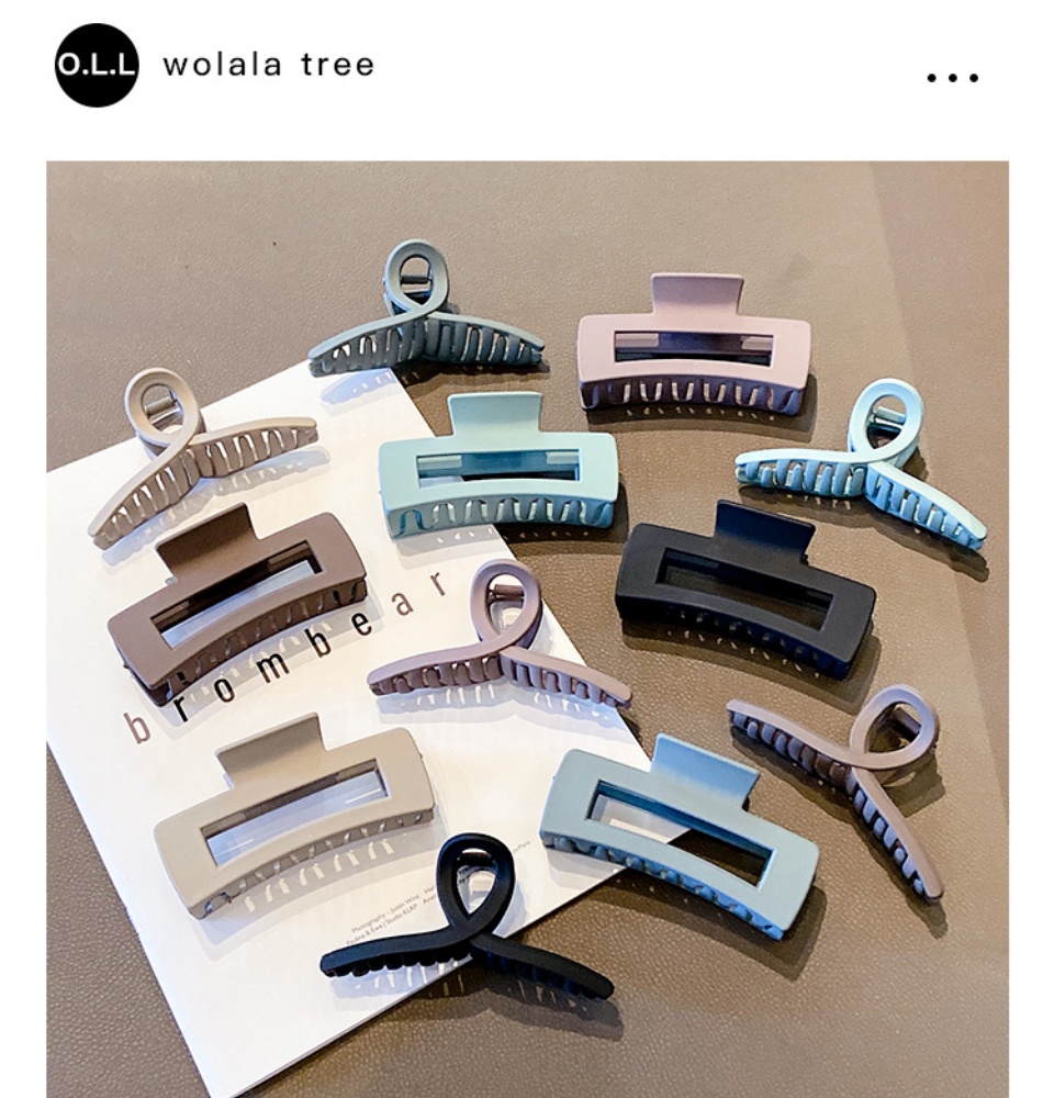 Kẹp tóc nữ Hàn Quốc càng cua kiểu mới đơn giản dễ thương xinh xắn KT01 - Phụ kiện tóc