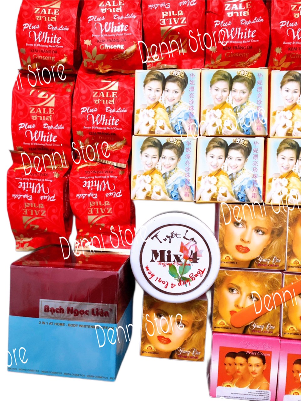 Công thức kem cốt tẩy bạch trắng da cho spa