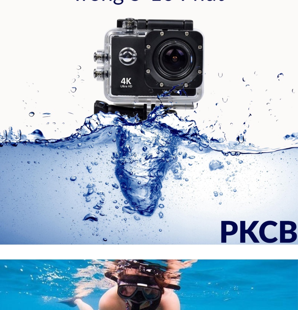 Camera 4K Ultra HD hành trình xe máy Camera phượt thể thao kết nối Wifi chống nước chống rung có remote Aurum 16 2