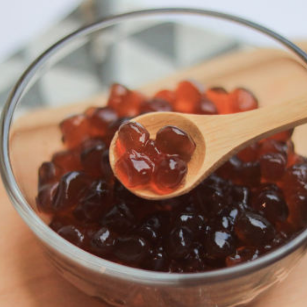 Trân Châu Oppa Bubble Ăn Liền Hộp 350g Topping Giòn Dai Nguyên Liệu Trà Sữa Pha Sẵn 4 Vị