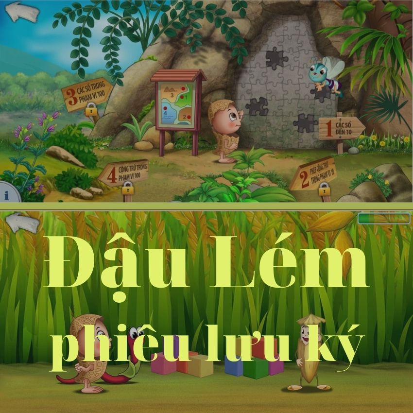 Đậu Lém Phiêu Lưu Ký - Toán lớp 1 {DALEMO} DL1 | Game học Toán lớp 1 theo SGK mới, vừa chơi vừa học, vẫn đạt điểm cao | Mảnh ghép hoàn hảo của Monkey Juninor, Monkey Stories