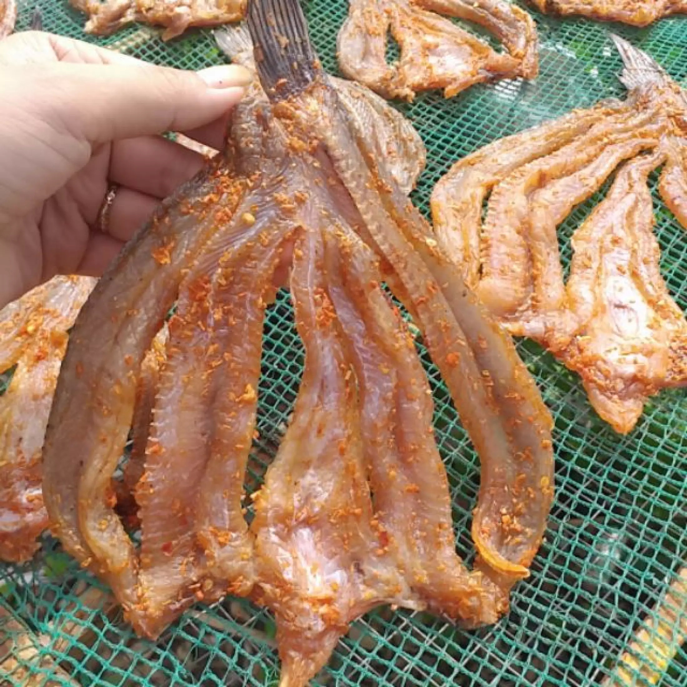 Khô cá lóc đủ 3 nắng,to bự thịt dẻo thơm ngon tuyệt vời HÚT CHÂN KHÔNG TẠI KHÔ CÁ CÀ MAU SG- 1KG, 500GR, 100GR