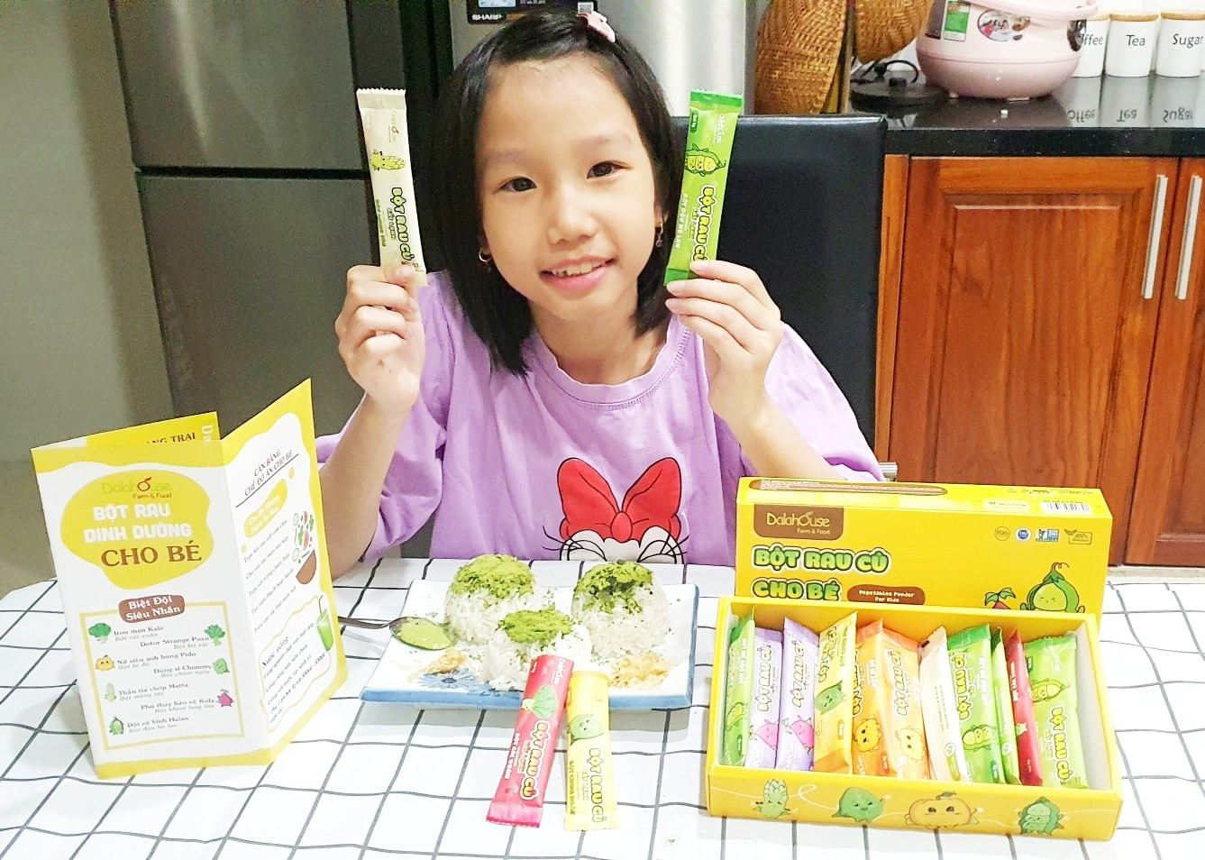 COMBO 2 Bột Rau Củ Cho Bé Ăn Dặm Organic Nguyên Chất 100% Dalahouse - Rau Củ Sấy Lạnh Cho Bé Ăn Dặm-Hấp thụ tốt, Ăn ngon miệng, Cải thiện tiêu hóa, Tăng cường miễn dịch tự thân-Tiêu Chuẩn Hoà Kỳ NPP Anni Group