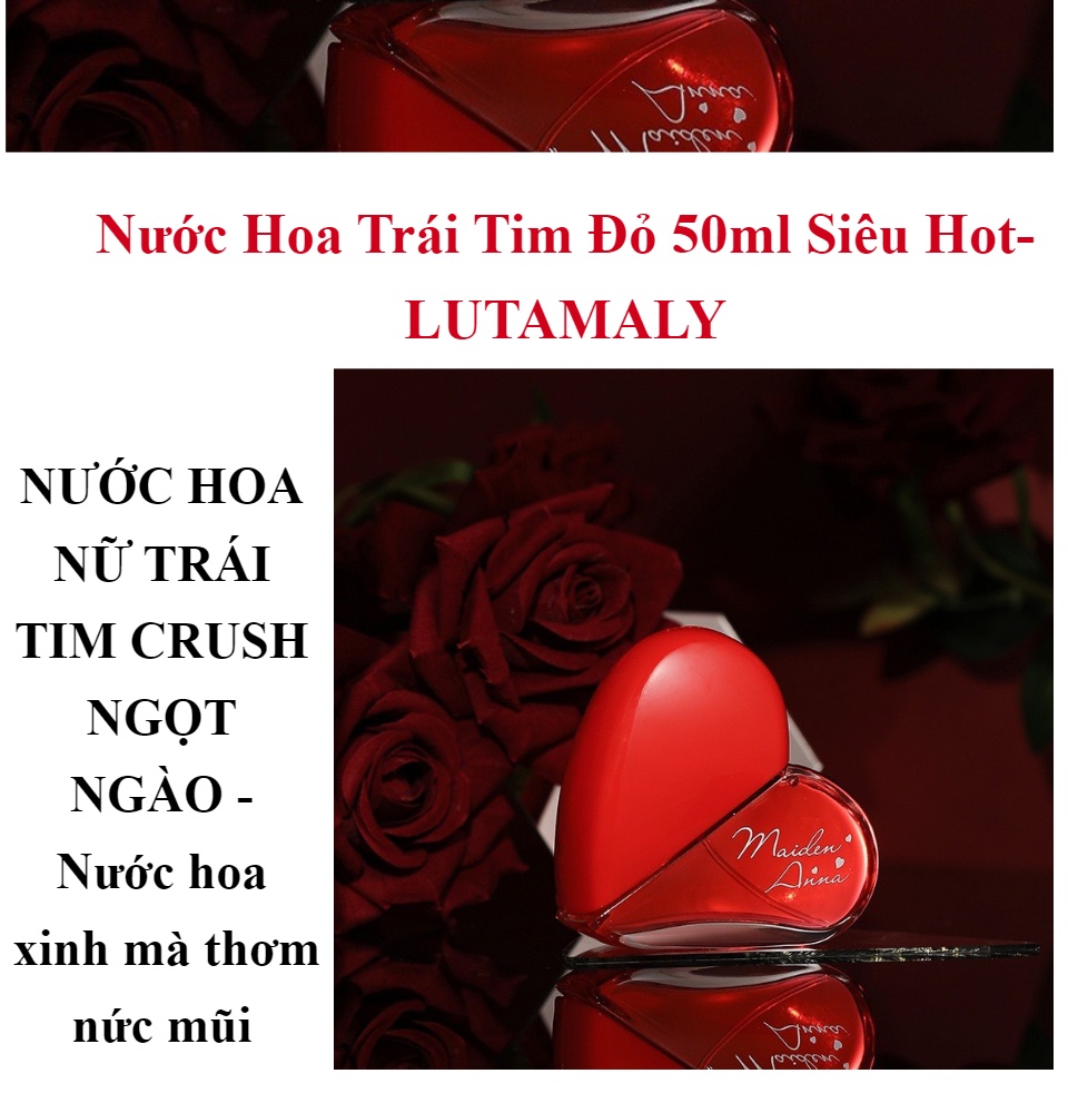 Giảm Giá Nước Hoa Nữ Trái Tim Đỏ 50Ml Siêu Hot-Nước Hoa Lưu Hương  Lâu-Lutamaly - Beecost