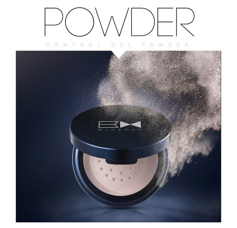 Phấn Phủ BB Cream Makeup Kiểm Soát Dầu Kết Hợp Che Khuyết Điểm Blueman 10g Cao Cấp