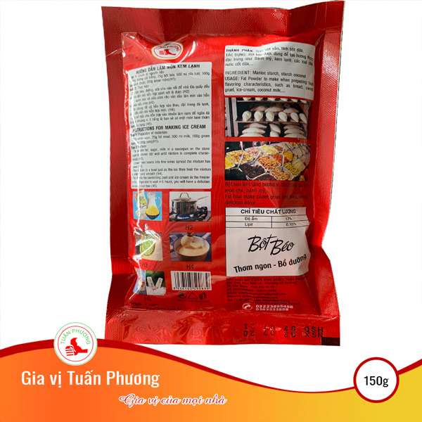 Bột Béo Tuấn Phương 150gr (Gói)