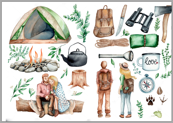 Sticker dán sổ tay, trang trí sổ dán ảnh, scrapbook, nhãn dán sinh nhật, giáng sinh