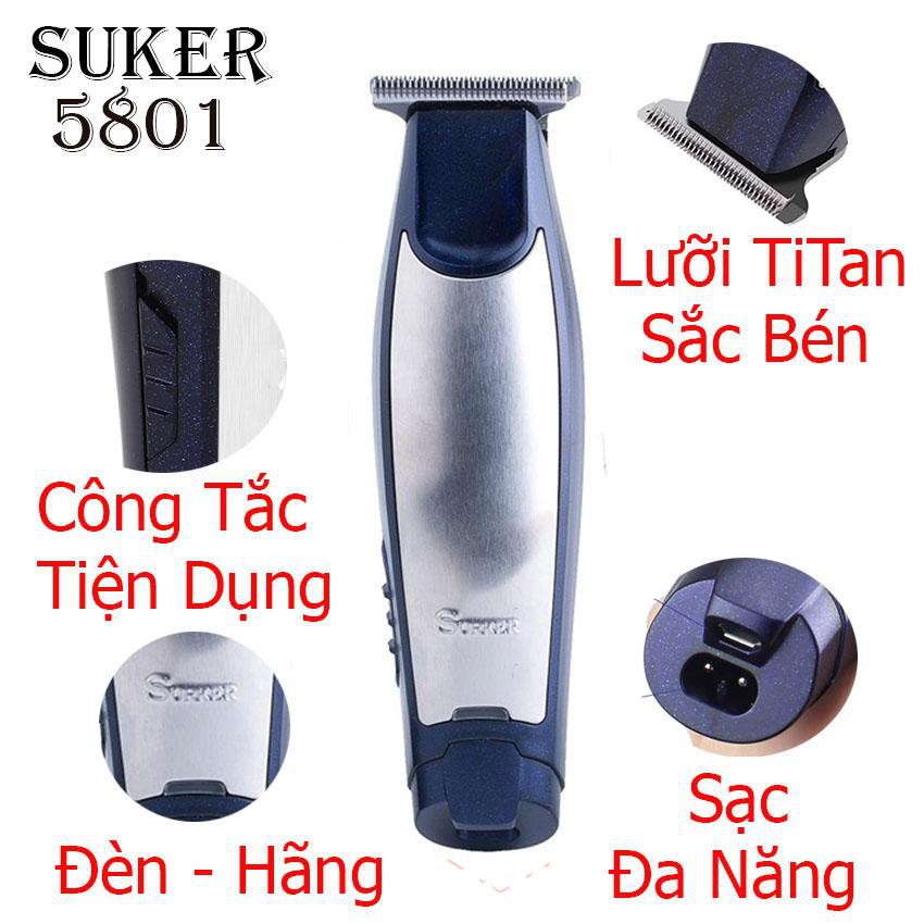 Tông đơ chấn viền Surker 5801  Tông Đơ Cạo Viền SURKER SK-5801 | Đồ nghề tóc Tông đơ chấn viền SURKER SK-5801/Tăng đơ cắt tóc/Máy   Tông đơ chấn viền Surker 5801 - bấm viền - vẽ tato   Tông đơ bấm viền Surker 5801- chất