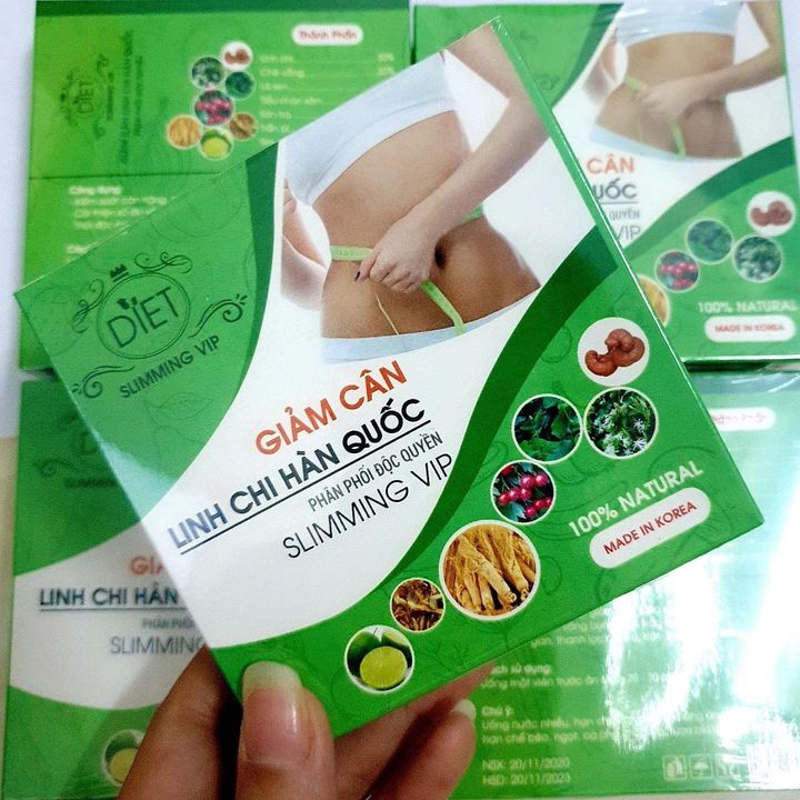 Giảm Cân Nhanh Linh Chi Hàn Quốc-hộp 30 viên giảm 5-8kg