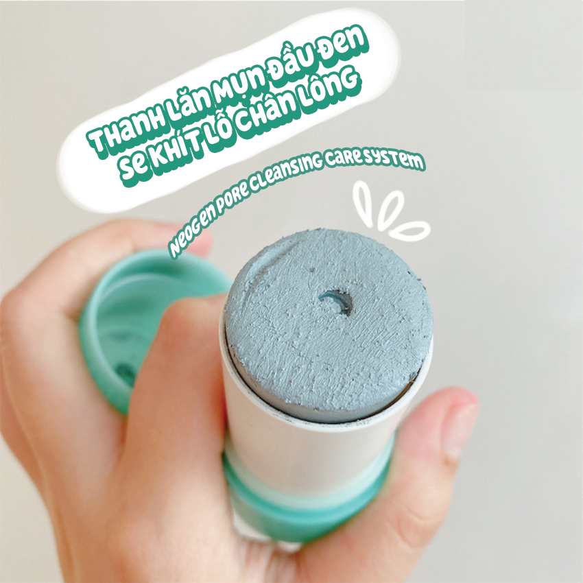 Thanh Lăn Đất Sét Neogen - Mặt Nạ Đất Sét Neogen Bùn Băng Giảm Mụn Đầu Đen Và Se Nhỏ Lỗ Chân Lông Neogen Canadian Clay Pore Stick Mask 28g