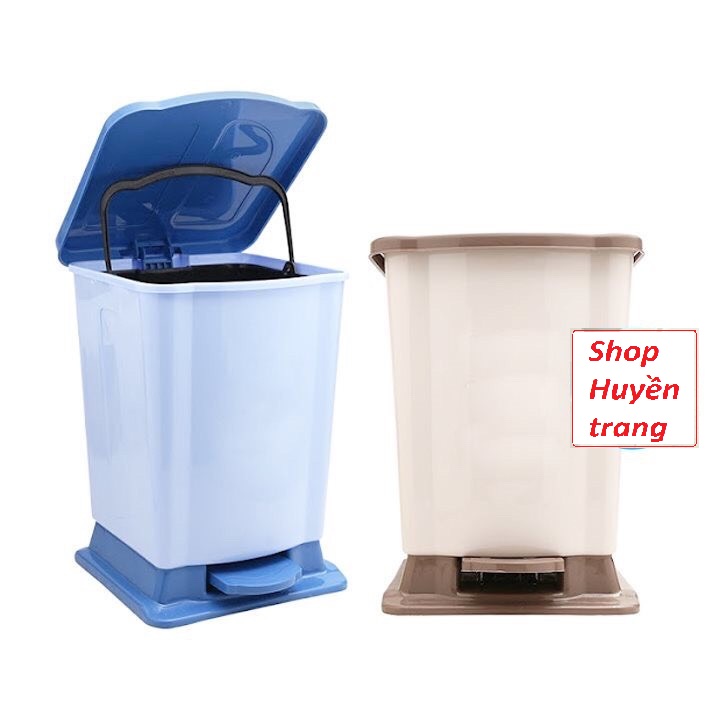 Thùng rác đạp chân bật nắp 3 size nhựa Việt Nhật