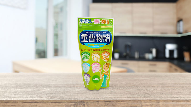 BỘT TẨY ĐA NĂNG BAKING SODA CỦA NHẬT (GÓI 240GR) - HÀNG NỘI ĐỊA NHẬT dùng tẩy rửa các vết ố vết dầu mỡ lâu ngày ở lò vi sóng nồi chảo tủ lạnh vệ sinh nhà tắm