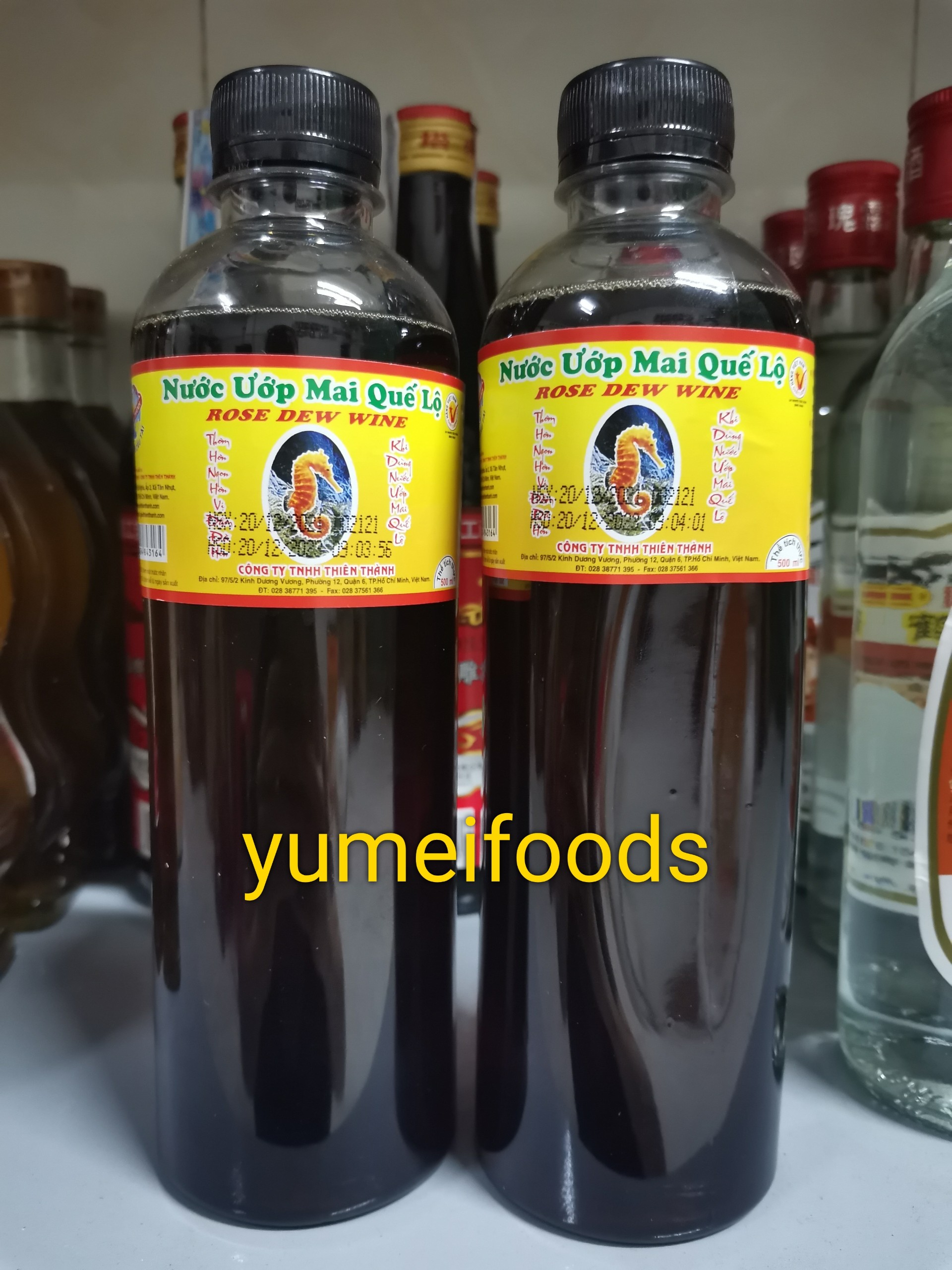 Ru Mai Quế Lộ Hồi Quế chai 500ml - Ướp Thịt Nướng/ Lạp Xưởng/ Nhân Bánh Trung Thu