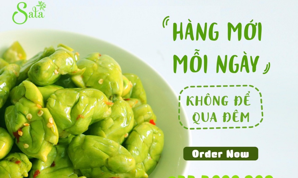 Cà na đập dập lắc muối ớt